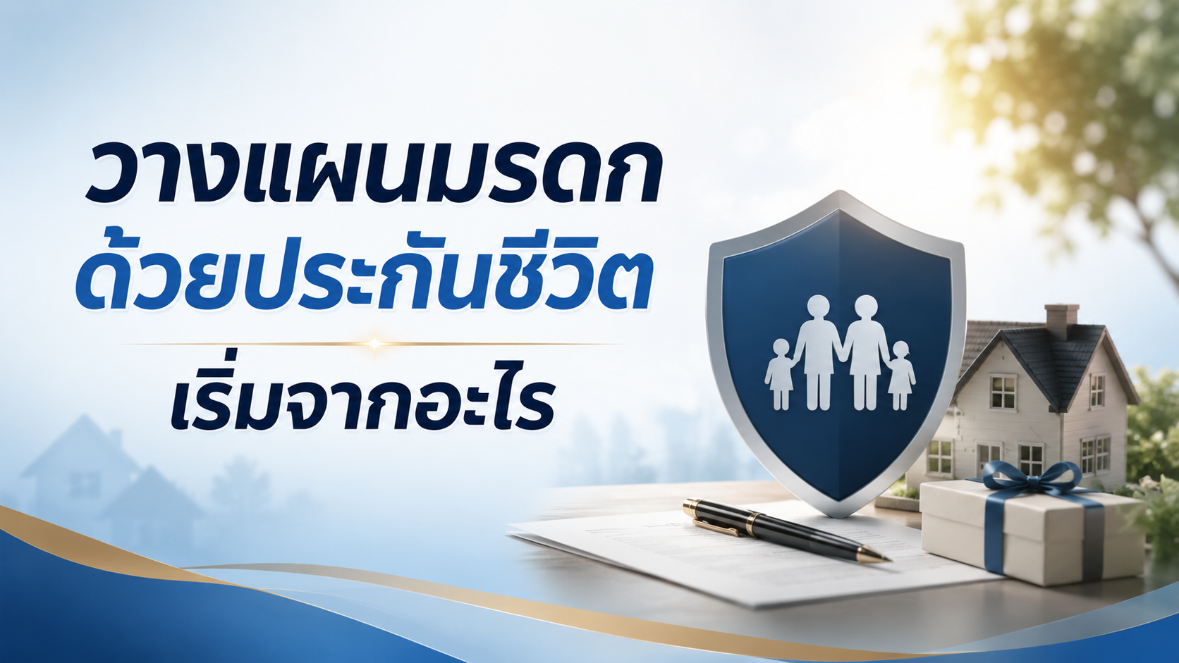 ภาพแบบประกัน วางแผนมรดกด้วยประกันชีวิต เริ่มจากอะไร