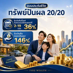 แบบประกัน ทรัพย์ปันผล 20/20