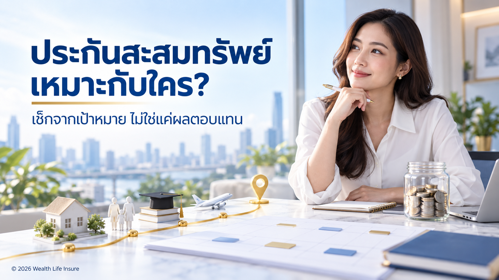 ประกันสะสมทรัพย์เหมาะกับใคร? เช็กจากเป้าหมายมากกว่าดูแค่ผลตอบแทน